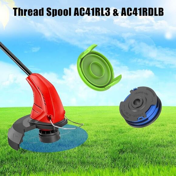 AC41RL3 AC41RDLB 27ft 0.065" Autofeed Dual Replacement Line, 6 Spool + 2 Caps - Picture 6 of 6